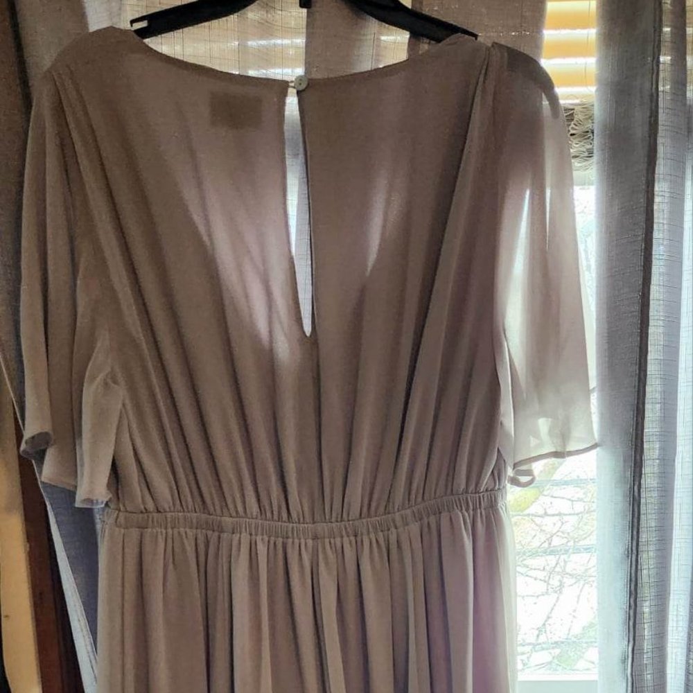 Show Me Your Mumu Maxi Dress, Blush color, Well-made, 1x size.